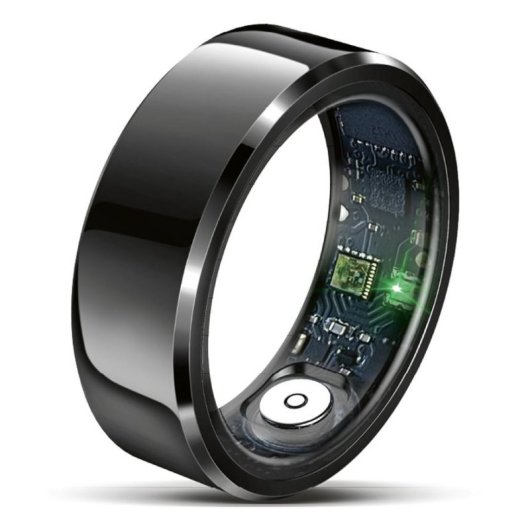 Intelligenter Ring Felixx SR6 Größe 10 Bluetooth 5.1 IP68 Laufzeit 5 Tage Android iOS Schwarz