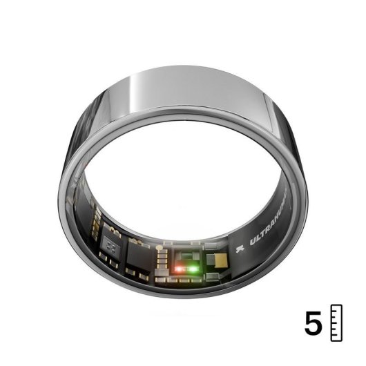 Anneau intelligent Ultrahuman Ring AIR Bluetooth 5.0 IPX7 Autonomie 6 jours Android iOS Argent
