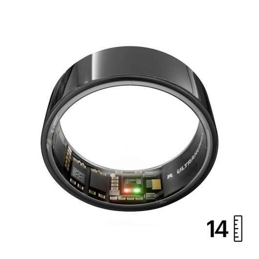 Anneau intelligent Ultrahuman Ring AIR Taille 14 Bluetooth IPX7 Autonomie 6 jours Android/iOS Noir