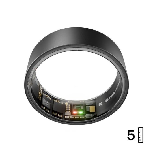 Anillo intelligent Ultrahuman Ring AIR Bluetooth 5.0 IPX7 Autonomie 6 jours Android iOS Gris