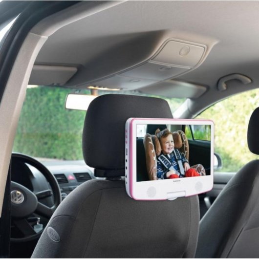 Lenco DVP-910 Leitor DVD Portátil 9" TFT Preto/Rosa