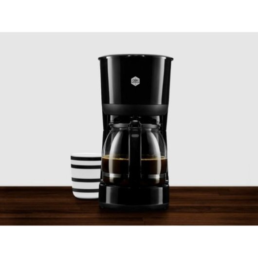 Cafetera de Goteo NORTHIO 22965 1,5 L 12 Tazas Negro Sistema antigoteo