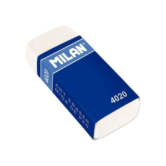 Gomma da cancellare Milan 4020 Mollica di pane Blister da 2 unità