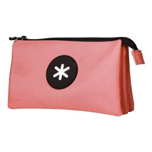 Astuccio Scolare Triplo Alta Capacità Antartik Coral