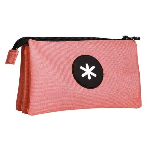 Astuccio Scolare Triplo Alta Capacità Antartik Coral