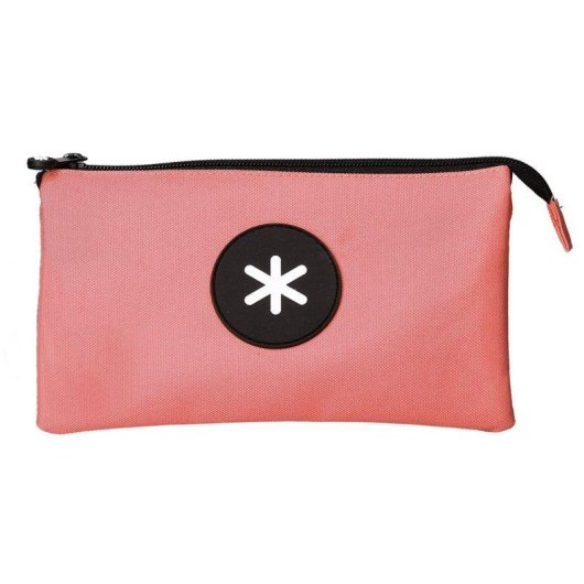 Astuccio Scolare Triplo Alta Capacità Antartik Coral