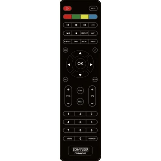 Descodificador Satélite Schwaiger DSR400HD Full HD DVB-S2 Preto