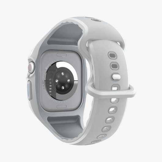 Cover Spigen Liquid Air Pro + Cinturino per Apple Watch 10 46mm Grigio