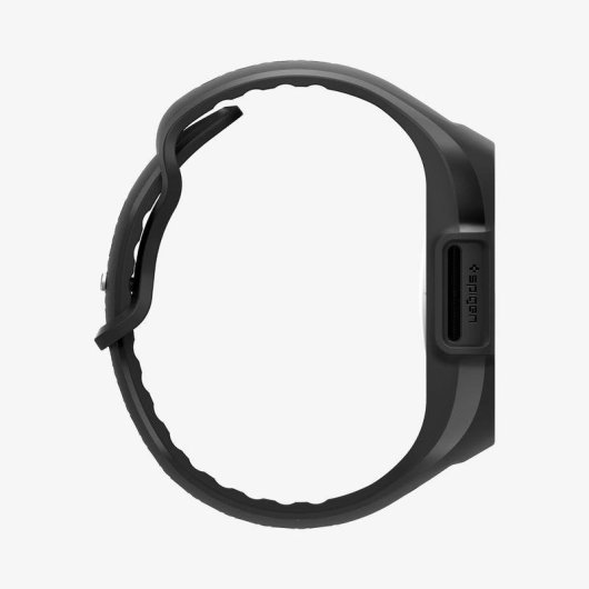 Cover Spigen Liquid Air Pro + Cinturino Apple Watch 10 46mm Nera Silicone