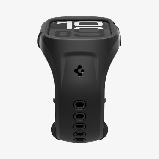 Cover Spigen Liquid Air Pro + Cinturino Apple Watch 10 46mm Nera Silicone