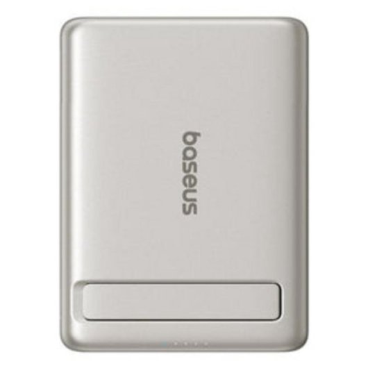 Batería Externa Baseus 5000 mAh Cargador Inalámbrico 5 W Titanio