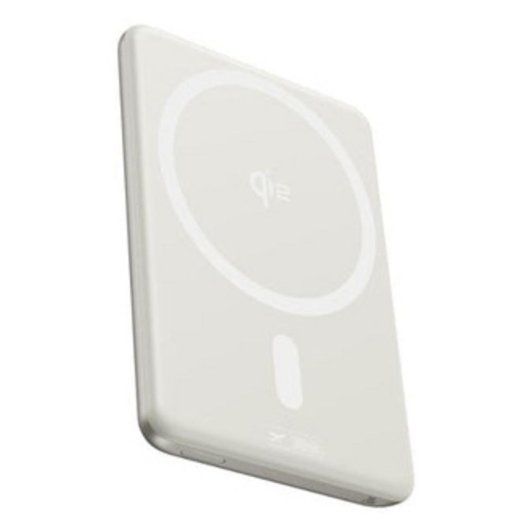 Batería Externa Baseus 5000 mAh Cargador Inalámbrico 5 W Titanio