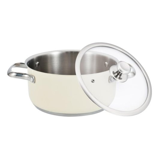 Sartén Multiuso Haeger 24 cm Acero Inoxidable Inducción