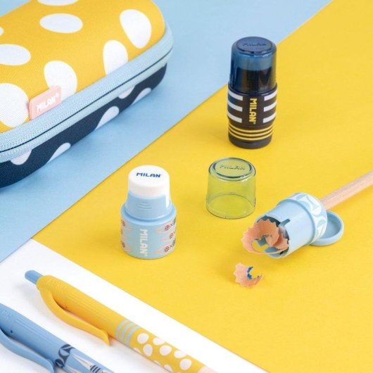 Radiergummi Ersatz Milan Blister 2 Radiergummis Extension