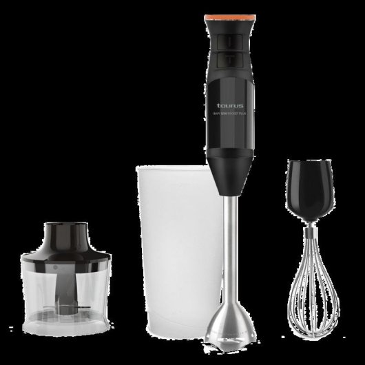 Batidora de mano Taurus Bapi 1200 Rocket Plus 1200W 20 velocidades Negro/Blanco