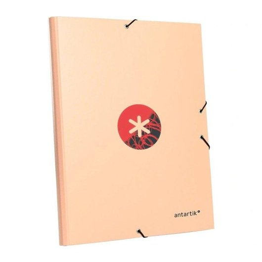 Cartella A4 Liderpapel Antartik 3 Scomparti Gomme Coral