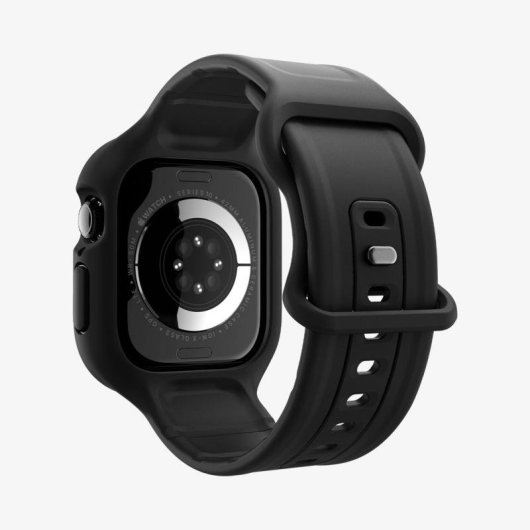 Funda Spigen Vault Pro pour Apple Watch 10 46mm avec Bracelet en Acier
