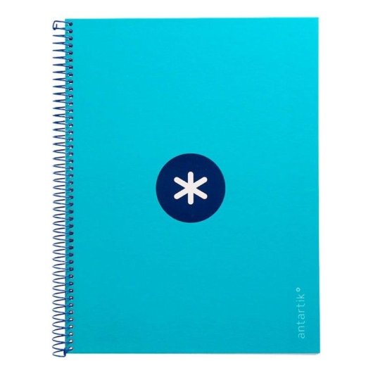 Quaderno Antartik A4 a spirale con copertina rigida e banda colorata