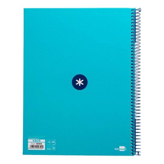 Quaderno Antartik A4 a spirale con copertina rigida e banda colorata