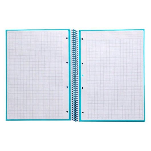 Quaderno Antartik A4 a spirale con copertina rigida e banda colorata