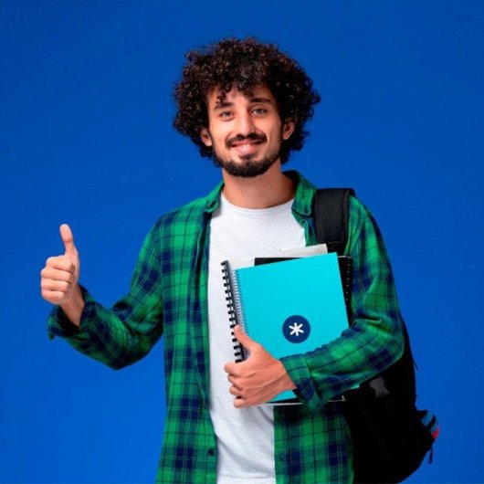 Quaderno Antartik A4 a spirale con copertina rigida e banda colorata