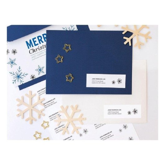 Caja 100 Hojas Etiquetas Adhesivas A4 16 Etiquetas 99.1x33.9mm Q-Connect