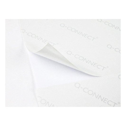 Caja 100 Hojas Etiquetas Adhesivas A4 16 Etiquetas 99.1x33.9mm Q-Connect