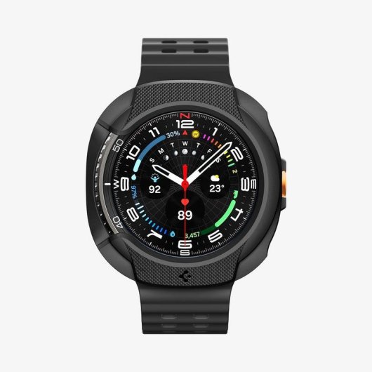 Cover Spigen Liquid Air per Samsung Watch 8 Classic 46mm Nero TPU