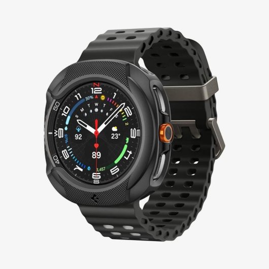 Cover Spigen Liquid Air per Samsung Watch 8 Classic 46mm Nero TPU