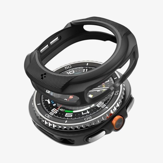 Cover Spigen Liquid Air per Samsung Watch 8 Classic 46mm Nero TPU