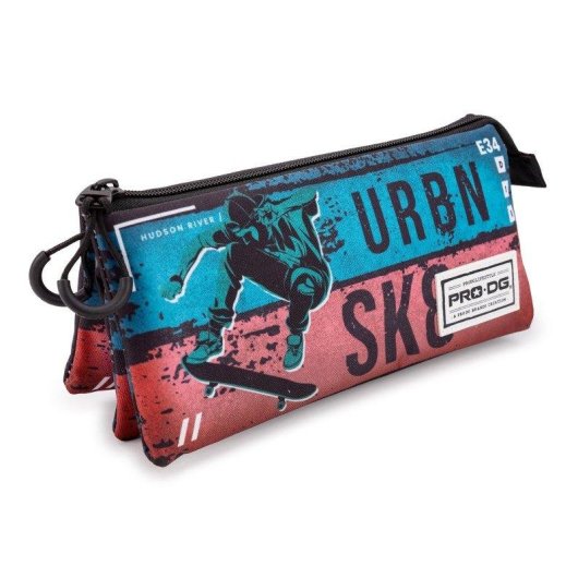 Astuccio Scolare Triplo Prodg Urbansk8 Multicolore