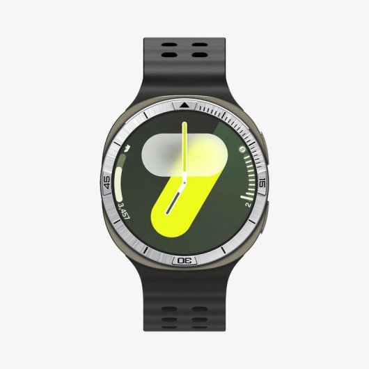 Funda Spigen Bezel Tune para Samsung Watch 8 44mm Plata Aluminio Acero Inoxidable