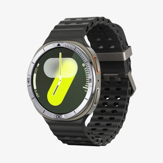 Funda Spigen Bezel Tune para Samsung Watch 8 44mm Plata Aluminio Acero Inoxidable