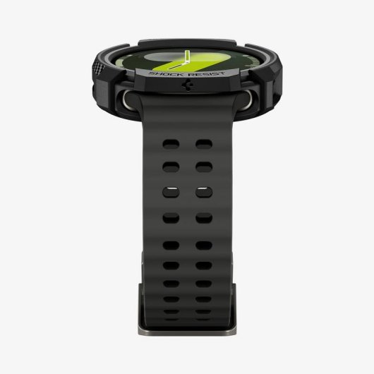Cover Spigen Rugged Armor per Samsung Watch 8 (44mm) Nero TPU