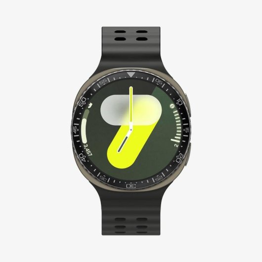 Cover Spigen Bezel Tune per Samsung Watch 8 44mm Nero Alluminio Acciaio Inossidabile