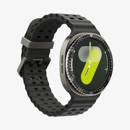 Cover Spigen Bezel Tune per Samsung Watch 8 44mm Nero Alluminio Acciaio Inossidabile