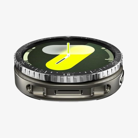 Cover Spigen Bezel Tune per Samsung Watch 8 44mm Nero Alluminio Acciaio Inossidabile