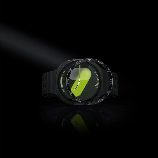 Cover Spigen Bezel Tune per Samsung Watch 8 44mm Nero Alluminio Acciaio Inossidabile
