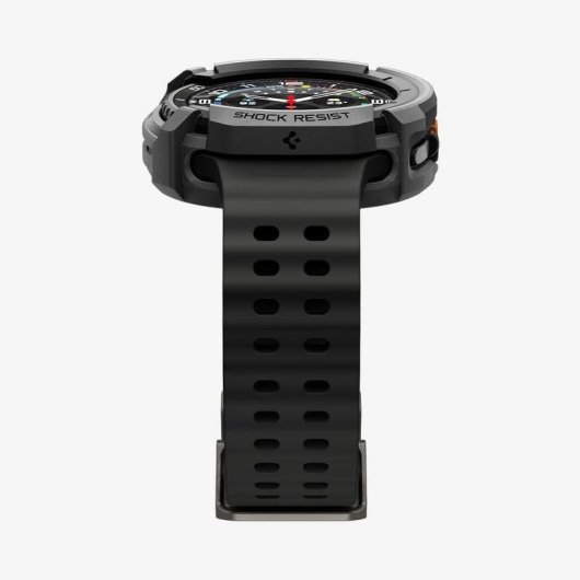 Capa Spigen Rugged Armor para Samsung Watch 8 Classic 46mm Preto TPU