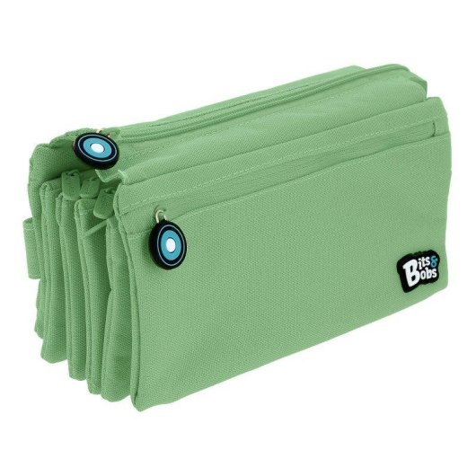 Estuche Portatodo Cuádruple Grafoplás Menta para Material Escolar