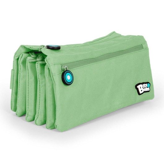 Estuche Portatodo Cuádruple Grafoplás Menta para Material Escolar