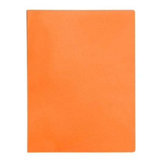 Cartella Liderpapel A4 con 40 Buste Trasparenti Arancione Fluor