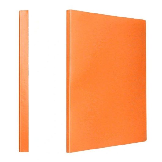 Cartella Liderpapel A4 con 40 Buste Trasparenti Arancione Fluor