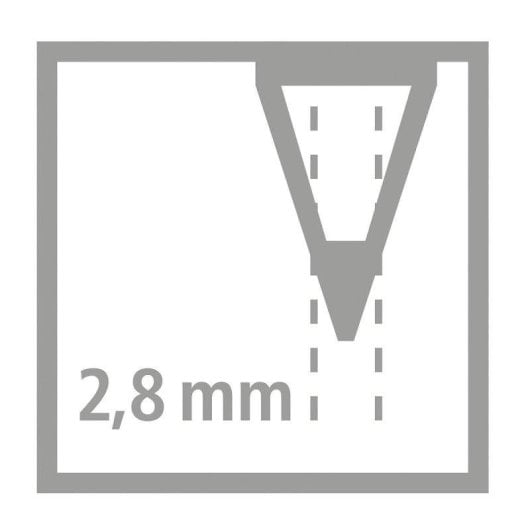 Estuche de Metal con 24 Lápices de Colores Brillantes Acuarelables STABILO