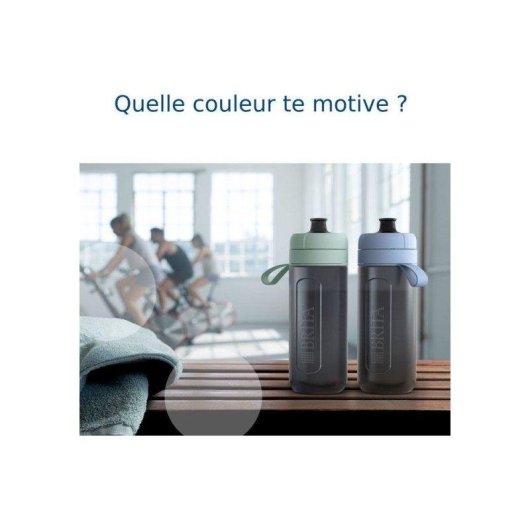 Garrafa de água filtrante Brita Active 0,6 L Azul Escuro com 2 Microdiscs