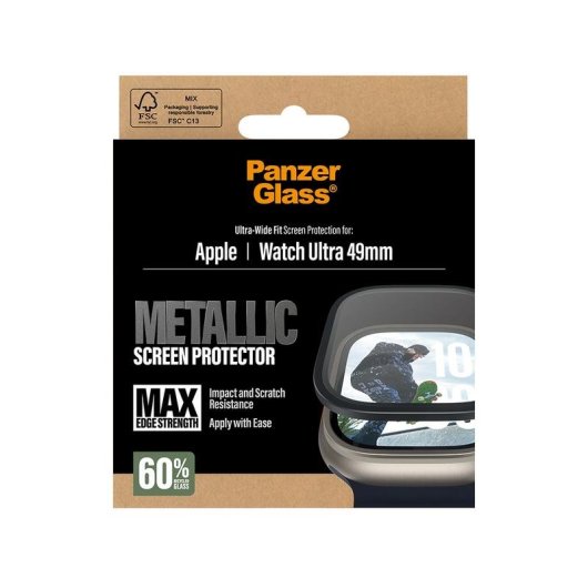 Protector de pantalla PanzerGlass Metallic para Apple Watch Ultra 49mm