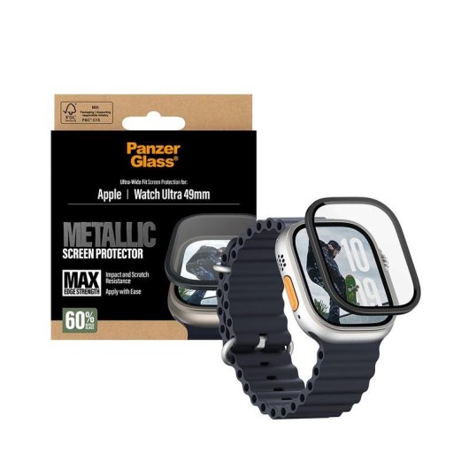 Protector de pantalla PanzerGlass Metallic para Apple Watch Ultra 49mm