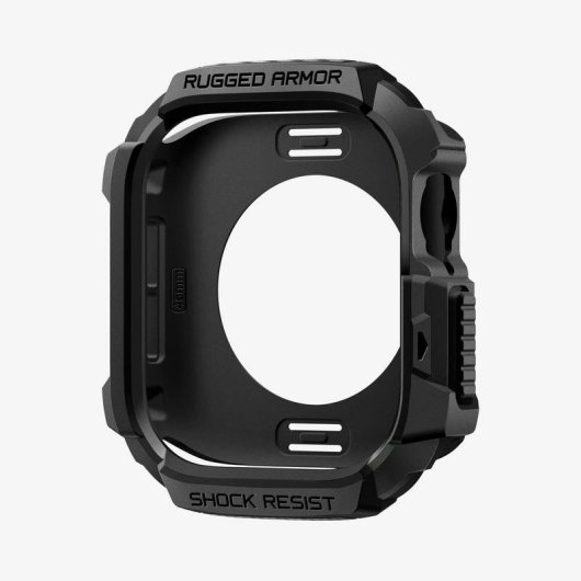Funda Spigen Rugged Armor 2 pour Apple Watch 10/11 (42mm) Noir TPU