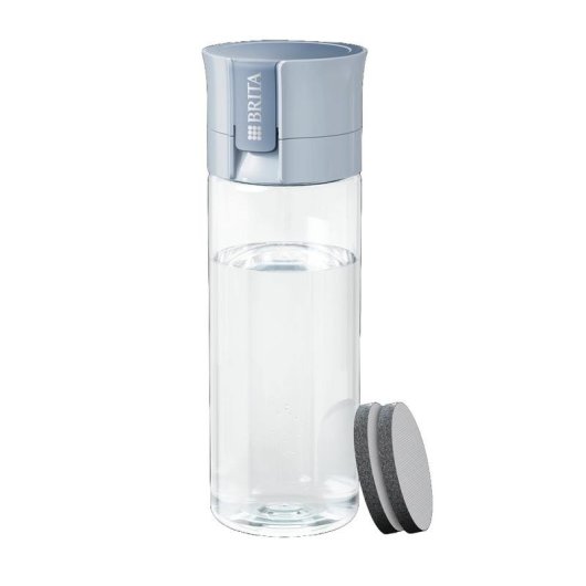Garrafa filtrante Brita Fill&go 0,6 L Azul Pastel com 2 Microdiscs