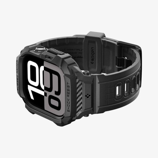 Cover Spigen Rugged Armor Pro 2 per Apple Watch 10/11 (46mm) Nera